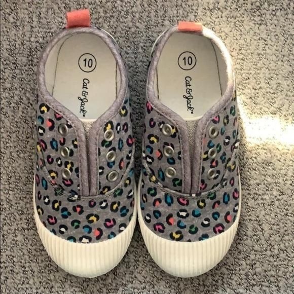 Colorful Leopard Print Slip-on Shoes - Picture 2 of 4